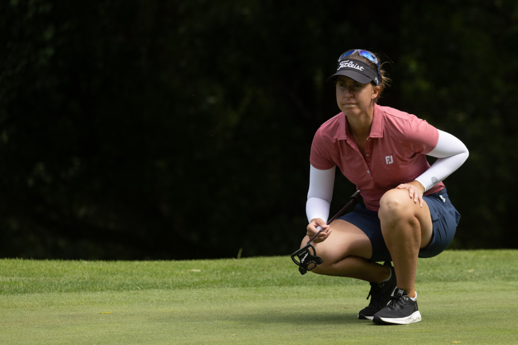 Louise Stahle of Sweden during the first round