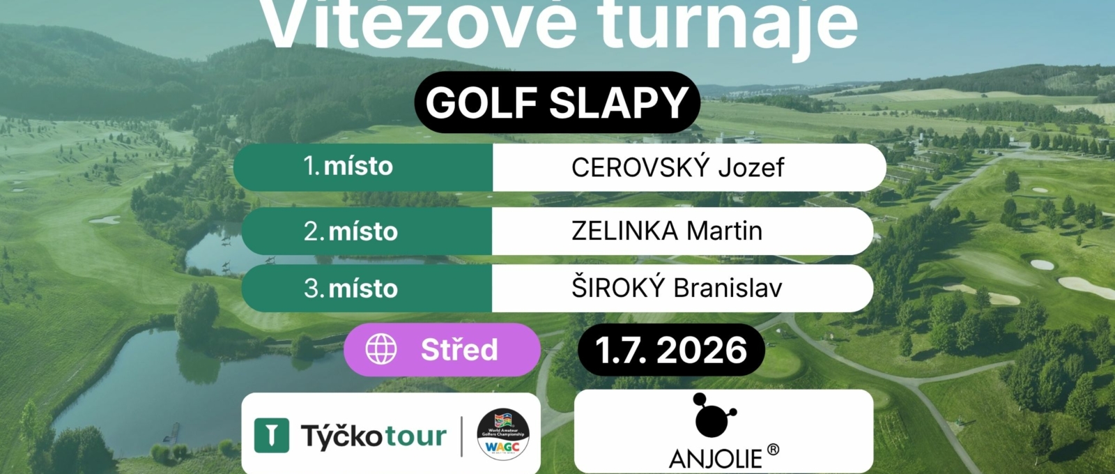 Vítězové turnaje - blog Slapy